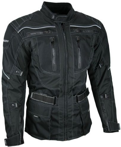 HEYBERRY Touren Motorradjacke Roller Textil schwarz Gr. L