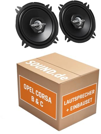 Lautsprecher Einbauset JVC CS-J520 passend für OPEL Corsa B & C HINTEN