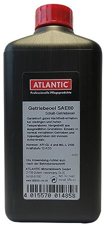 Atlantic Unisex – Erwachsene SAE 80 Getriebeoel, Mehrfarbig, 200Ml