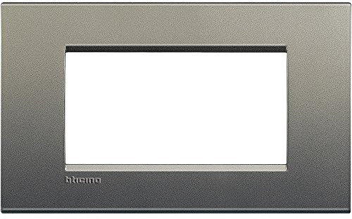 Legrand - Bticino livinglight - Placa 4 módulos avenue