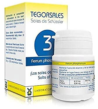 Tegorsal Nº 3 20 g comprimidos