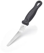 De Buyer - Mini-spatule de précision pâtissière coudée en acier inoxydable FKOfficium - 8 cm -