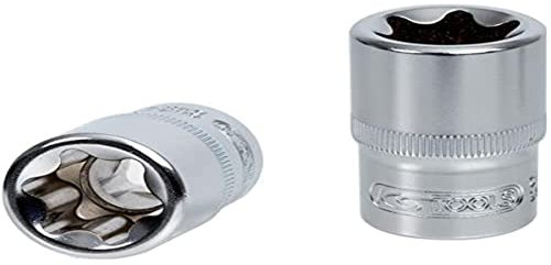 KS Tools 922.1373 - Douille TORX® 1/2'', L.38 mm - E14 - Gamme ULTIMATE® - En Chrome Vanadium - Finition chromée satinée