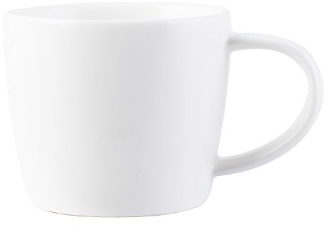 MIKASA 5176213 Ridged Espresso Cup, Porcelain, White, 8 x 5.4 x 6 cm