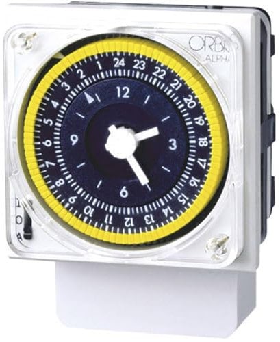 Alpha QRS 230 V. Interruptor HORARIO ANALOGICO con Reserva > 100 Horas.SEMANAL. 16(4) A