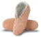 Sonia Originelli Wildleder Hausschuh Schluffi mit warmen Kuschelfell, Farbe: beige, Größe: 43