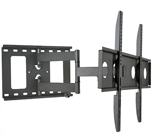 Techly 027620 Supporto a Muro per TV LED LCD 32-65'' Estensibile Slim Full-Motion Nero