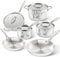 Duxtop Whole-Clad Tri-Ply Stainless Steel Induction Ready Premium Cookware Set (10pc)