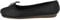 Clarks Women's Freckle Ice Ballet Flats, Black Leather, 4.5 UK