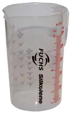 Vaso dosificador con medidas SILKOLENE (500 ml)