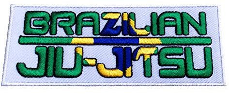 Brazilian Jiu Jitsu Patch Bestickt Aufbügeln/Nähen (12,7 cm) BJJ Grappling GI Abzeichen Aufnäher