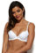 Gossard Women's Superboost Plunge White Lace Bra, White, 38 38DD UK