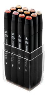 Touch Twin Marker 12er Set Hautfarben Skin Colours