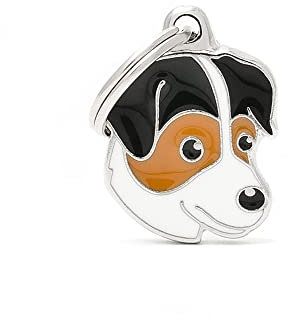 My Family - Medaglietta per Cane e Gatto - Collezione Friends -Jack Russel Tricolore