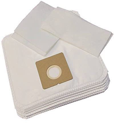 10 Staubsaugerbeutel kompatibel mit Swirl Y298, geeignet für Hit Company BS 1300, Turbo Dusty, Team International SPBSS 1600PD, Bomann CB 946, 968