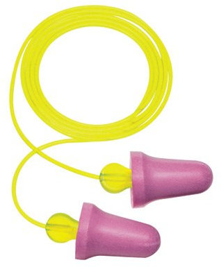 3M Peltor NEXT tapones para los oídos de espuma cónica, sin tocar, color morado, con tallo LiveWire (100 pares por caja)