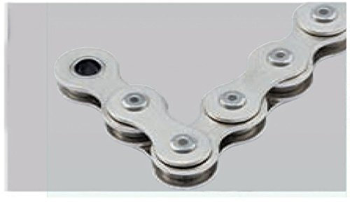 Wippermann Kette Connex 7E8 für E-Bike 1/2 x 3/32 124 Gl 8,8mm Silber ca. 430g