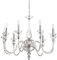 Ideal Lux Kronleuchter DOGE SP9, 9-flammig, E14, transparent