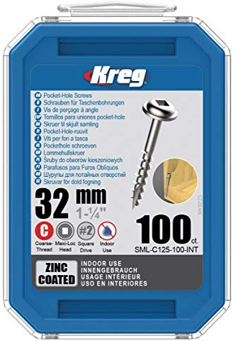 Zinc Pocket-hole Vis Rondelle Tête – épais