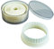 Ibili 784200 Lot de 9 emporte-pièces arrondi dentelé, Transparent/Blanc