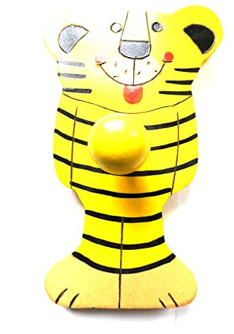 JANOSCH Tiger Kleiderhaken / Wandhaken/ Holzhaken 20cm