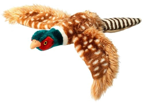 House of Paws Dog Toy - Super Soft Plush Squeaky Fun Small Pheasant