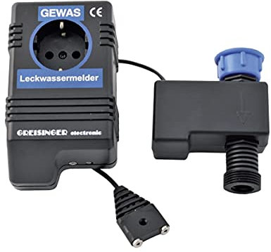 ORIGINAL Leckwassermelder Wasser Alarm mit Abschaltung Greisinger GEWAS 191 AN