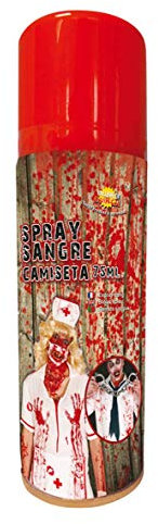 Fiestas Guirca- Bombe Spray Sang Faux pour Tissus 75 ML, 17090, Rouge