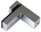 2x DESIGN Regalhalter Regalträger bis 30 kg Regal Aluminium Alu Chrom