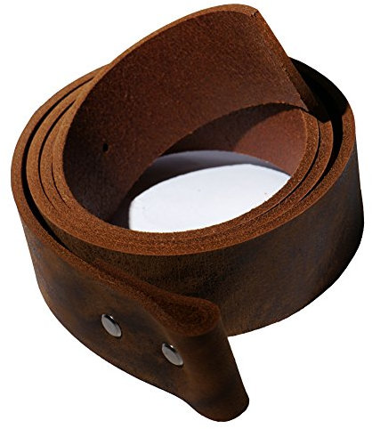 Wolfszeit Wechselgürtel Andvari aus Büffelleder für Buckles 4cm (105, braun used)