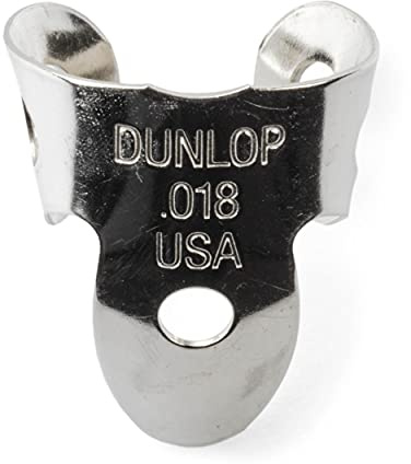 Dunlop 36R.018 Nickel Silver Fingerpicks Mini, .018, 20/Tube