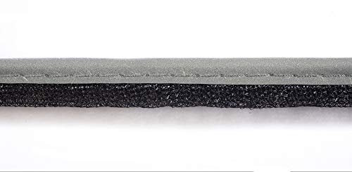 Paspelband 5 m Reflektions-Leuchtband und Annähband/Farbe: Annähband schwarz