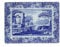 Portmeirion Home & Gifts Italian Glass Worktop Saver, Blue & White, 30 x 40cm