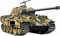 U24 Aufkleber Panther Panzer Autoaufkleber 17 x 10 cm Sticker Konturschnitt