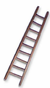 Unbekannt Krippenzubehör, Leiter, Länge 26cm