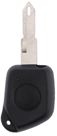 MagiDeal Télécommande 1 Bouton Porte-clefs avec Lame Remplacement pour Peugeot 205 206 306 106 405 406