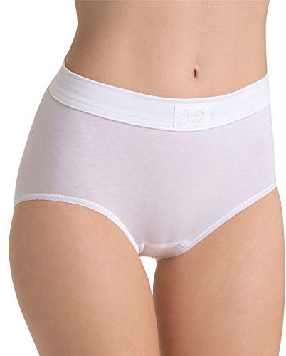 Sloggi Women's Double Comfort Maxi Control Knickers, White, 10 UK