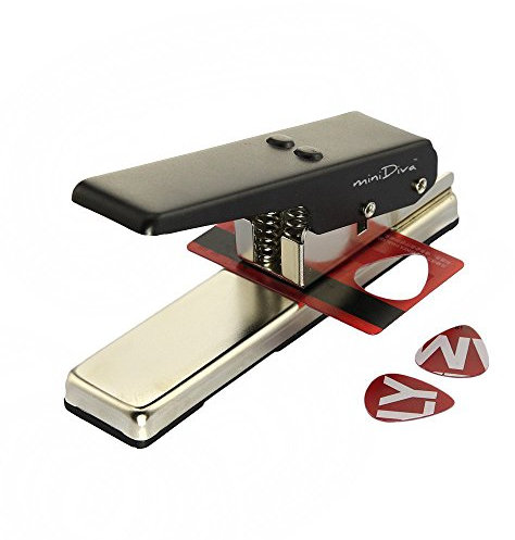 Minidiva GitarrePlectrum Auswahl-Taste Plastic Card Locher Picks Maker Cutter DIY-Maschine