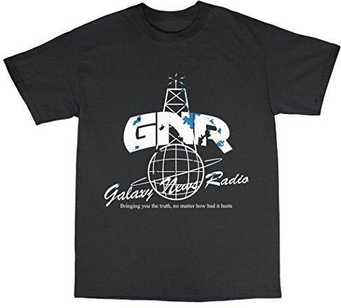 Bees Knees Tees Galaxy News Radio GNR T-Shirt Black