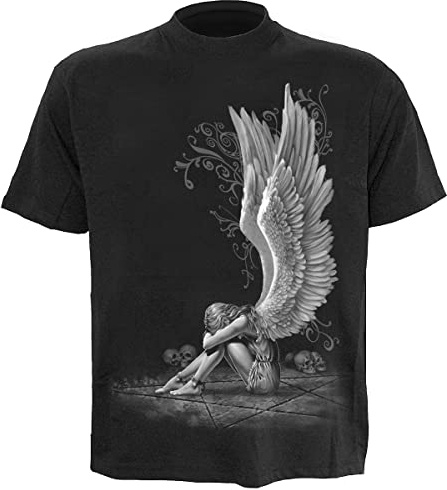 Spiral Enslaved Angel Männer T-Shirt schwarz Gothic