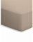 schlafgut Mako-Jersey Basic Spannbetttuch, Baumwolle, Taupe, 200 x 200 cm