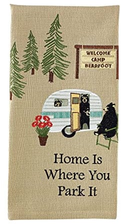 Home is Where You Park It' Dish Towel