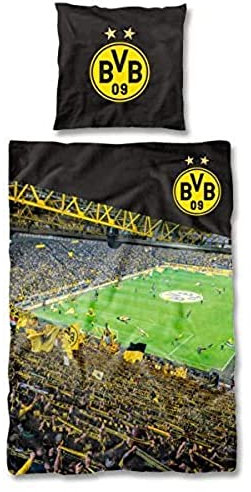 Borussia Dortmund, BVB-Bettwäsche Südtribüne, Mehrfarbig, 1 Stück, 135x200cm