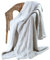 Wilson Gabor Sofa Decke: Tagesdecke im Strick-Zopf-Design mit Webpelz-Unterseite, 180 x 150 cm (Flausch Decke, Mikrofaser Kuscheldecke, Sessel)