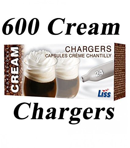 LiSS - Cartouche à siphon à mousse CO2 - 8gm - Boite de 24