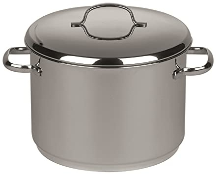 Riess, 1808-043 Hoher Topf mit Deckel, CRISTALL, Durchmesser 26 cm, Inhalt 9,3 Liter, Edelstahl