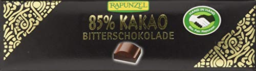 Rapunzel Bitterschokolade Täfelchen 85% HIH, 25er Pack (25 x 20 g) - Bio