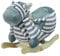 Sweety Toys Schaukelpferd Zebra Ben The Zebra supersüß, sehr hochwertig mit Lullaby-Funktion, für Kinder ab 9 Monate, unisex, antiallergisch, schwer entflammbar