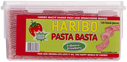 Haribo Pasta Basta Erdbeere Sour,3er Pack (3x 1.125 kg)