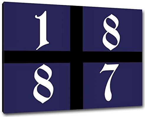 Ultras Hamburg Neu Format: 60x40, Bild auf Leinwand XL, fertig gerahmt